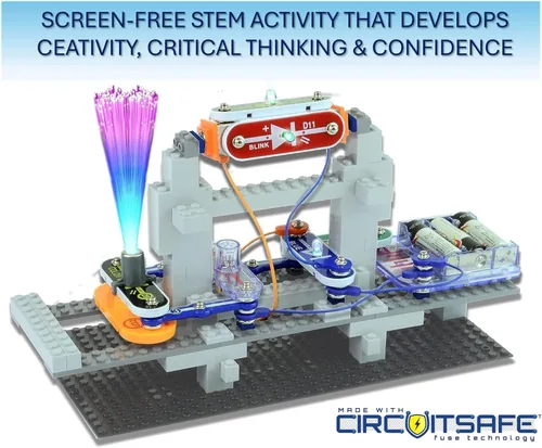 Vista 4 de Snap Circuits BRIC: Estructuras Kit de exploración de módulo y electrónica Más de 20 proyectos de matriz y módulo Manual de proyecto a
