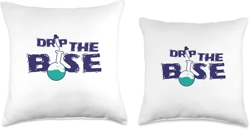 Vista 3 de chemistry laboratory chemist experiment reaction Chemistry Drop The Base - Almohada de 16 x 16 pulgadas, multicolor