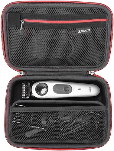 RLSOCO Funda para Braun All-in-One Style Kit Series 3 3430/Series 5 5480/Seires 7 7410/Series 9 9440/BT3221/BT5260 y compatible con Gillette