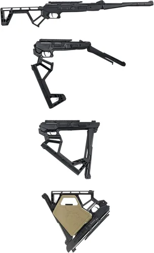 Vista 8 de Black Bunker BM8 .22 Caliber Pellet Breakbarrel Air Rifle with Accessory Case