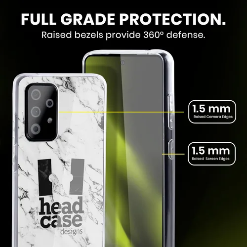 Vista 5 de Head Case Designs Ball Python Snake Pattern Gel Case [Military Grade Protection] Compatible with Galaxy A33 5G (2022)