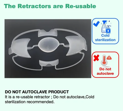Vista 6 de Retractor de lengua multifunción Retractor de mejillas Retractor de labios Más vistas para blanqueamiento de dientes/Fotografía dental Abridor