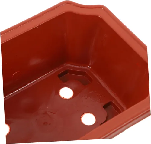 Vista 3 de Yardwe Macetas rectangulares grandes para bonsái, diseño moderno para balcón, jardín y hogar, 10 piezas