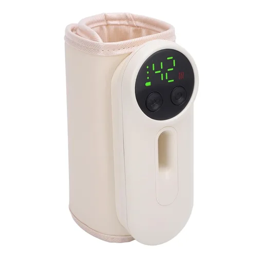 Portable Baby Bottle Heating for Travel, Fast Heating Temperature Control Warmer with Night Milk Keeps Breast Milk Up to 5H