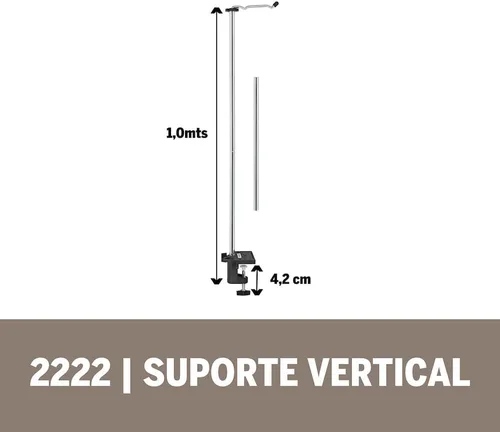 Vista 3 de Dremel 2222 Soporte para herramientas de eje flexible, soporte de herramientas de eje flexible para sostener Dremel Flexible Shaft (225) Accesorio