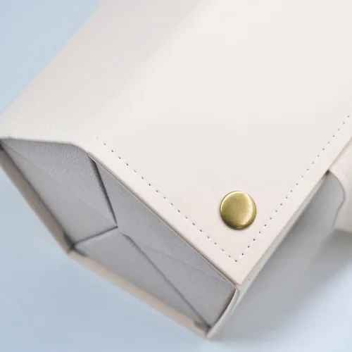 Vista 2 de Kenpal Organizador de almacenamiento para lentes de sol, estuche de viaje plegable con 5 compartimentos de ranura para múltiples gafas