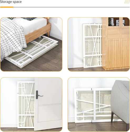 Vista 55 de Escritorio plegable de 47 pulgadas, no requiere montaje, mesa de oficina en casa, escritorio de campamento para computadora de juegos, color beige