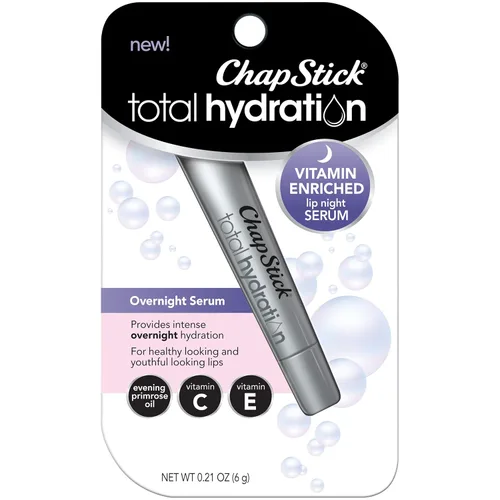 Vista 10 de ChapStick Total Hydration Aceite Labial con Vitaminas Enriquecido con Tinta (Casi Desnudo, 1 Tubo), Vitamina C, Vitamina E, Contiene Omega 3 6 9
