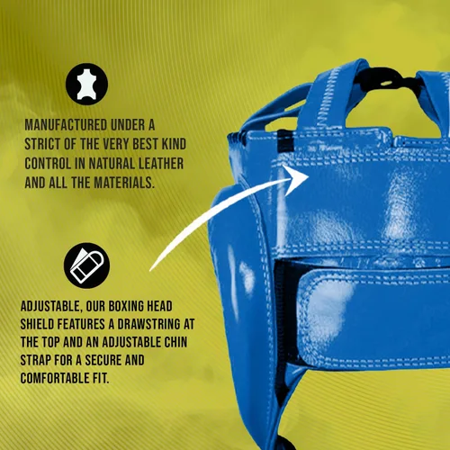 Vista 5 de CLETO REYES Casco de boxeo con protección para las mejillas para hombres y mujeres, protector de cabeza protector de la cara, para sparring y pelea