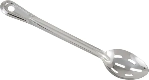 Vista 11 de Winco Prime Cuchara para hilvanar de acero inoxidable, NSF, perforada, 11 pulgadas