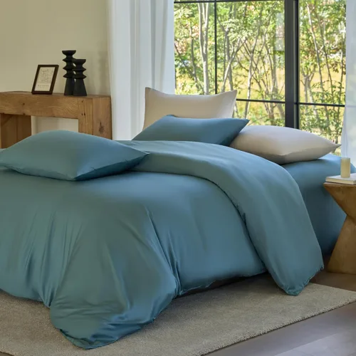 Vista 11 de SIJO AiryWeight Funda de Edredón Tencel, 100% Lyocell Derivado de Eucalipto, Suave como la Mantequilla, Mejor Funda de Edredón Refrescante por Blush