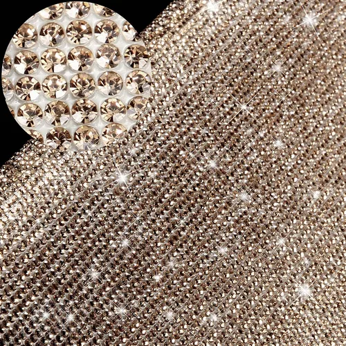 Vista 14 de Outus 12000 Piezas Hoja de Pedrería Brillante Calcomanía de Diamantes de Imitación Calcomanía de Decoración de Automóvil DIY Autoadhesiva
