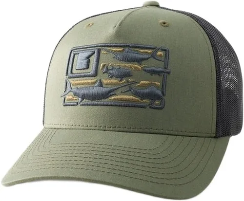 Vista 17 de Sombrero de Camionero para Hombre, Gorra de Pesca Antirreflectante con Cierre Snapback para Hombres