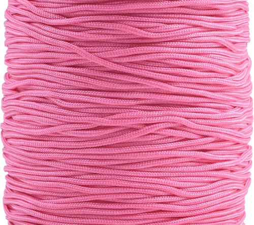 Vista 103 de KONMAY 1 rollo de cuerda de nailon de 150 yardas, trenzado de 0.016 in de nailon Shamballa Macramé/cordón de cuentas, cordón de nudo chino, cuerda
