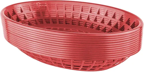 Vista 8 de Bear Paws - Cestas de comida - Cesta de plástico - Cestas de pan ovaladas - Cesta para servir - Cestas de restaurante - Bandeja de delicatessen