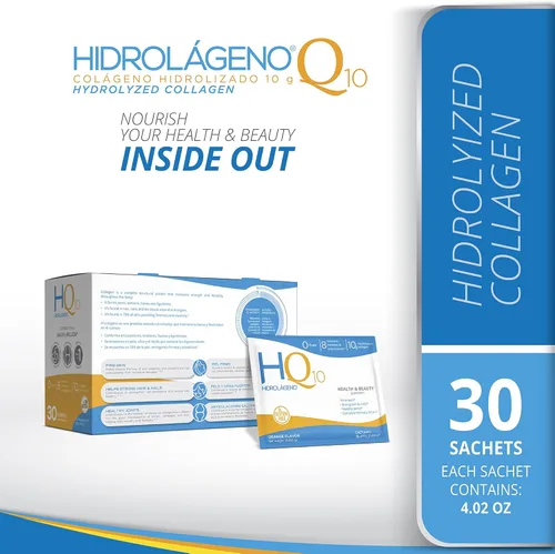 Vista 2 de Colágeno hidrolizado + vitaminas + zinc + antioxidantes, 30 sobres