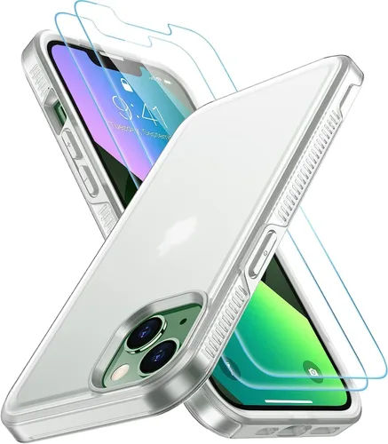 Vista 31 de SPIDERCASE Funda diseñada para iPhone 12/iPhone 12 Pro, protección contra caídas de grado militar de 10 pies, con 2 protectores de pantalla