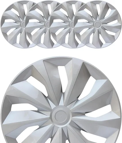 Vista 16 de Tapacubos Cubiertas de Ruedas de Repuesto Tamaño R15 Tapas de Cubo de Ajuste Universal para Rueda de Acero Cubierta de Llantas ABS Tapa de Neumático