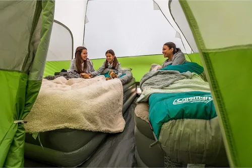 Vista 8 de Coleman Evanston - Tienda de campaña con mosquitero, para 68 personas, resistente a la intemperie, con interior espacioso, incluye lluvia, bolsa