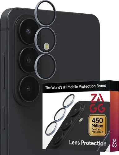 Vista 18 de Protector de lente de cámara ZAGG Glass Elite antirreflejo para Samsung Galaxy S25 FE - Vidrio templado, resistente a los arañazos, fotos