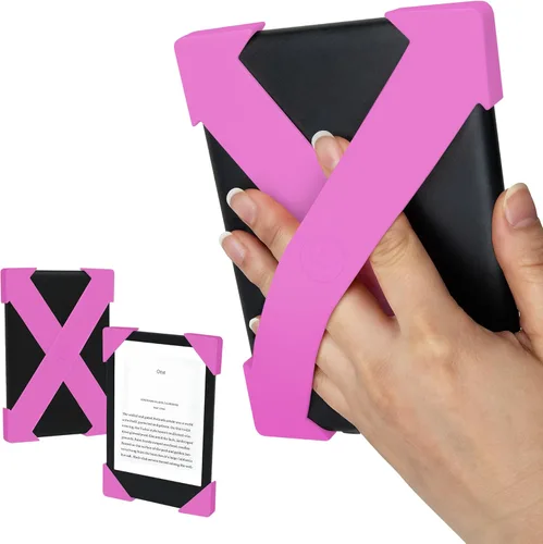 Vista 17 de Strapsicle Correa de Mano de Silicona – Kindle & Paperwhite (6”) Gen 7–10, Kobos de 6” – Mediana – Pack de 2 – Negro – Cómoda Alternativa a la Funda