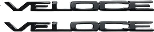 Pegatinas decorativas para guardabarros de cabeza de coche, etiqueta negra Veloce para Alfa Romeo Giulia Stelvio Tonale mito Giulietta 159 147 156