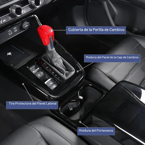 Vista 6 de AntBooBoo para Honda CRV 2023 2024 2025 Panel Protector de Cambios de Palanca de Control Central, Accesorio de Cubierta Interior para CR-V LX EX