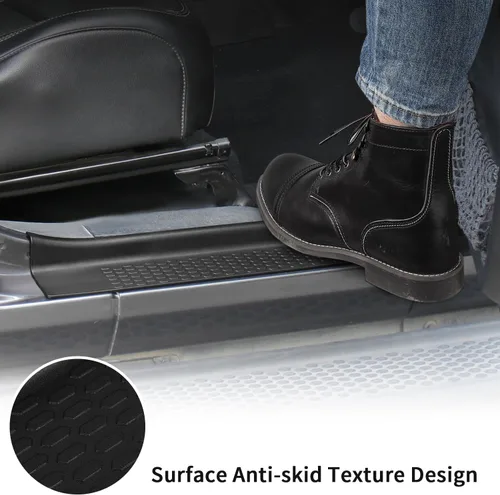 Vista 7 de RT-TCZ para guardabarros de puerta Wrangler JL 4 puertas, protector de entrada de puerta para Jeep Wrangler JL JLU Gladiator JT 2018 2019 2020 2021