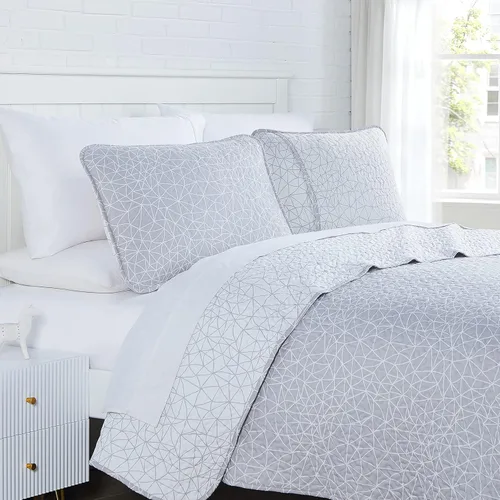 Vista 34 de Southshore Fine Living, Inc. - Juego de ropa de cama de gran tamaño, edredón de tamaño extra grande con fundas de almohada a juego