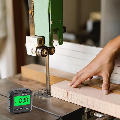 Vista 3 de Zankie Transportador de caja de nivel de ángulo digital Inclinómetro digital buscador de ángulos base magnética para carpintería, para carpintería