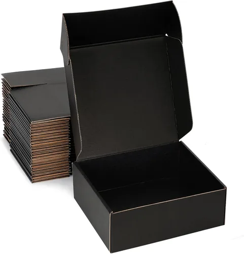 Vista 31 de Cajas de envío pequeñas de 10 x 7 x 3 pulgadas (paquete de 25) – Cajas de cartón corrugado blancas resistentes para pequeñas empresas, comercio