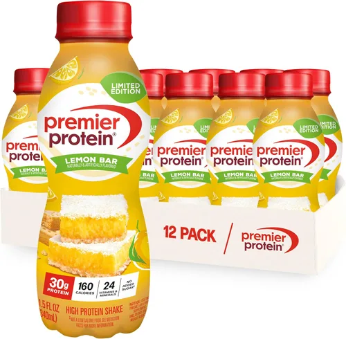Vista 31 de Premier Protein Shake -24 Vitaminas y minerales / nutrientes para apoyar la salud inmune, las fresas, 138 fl oz