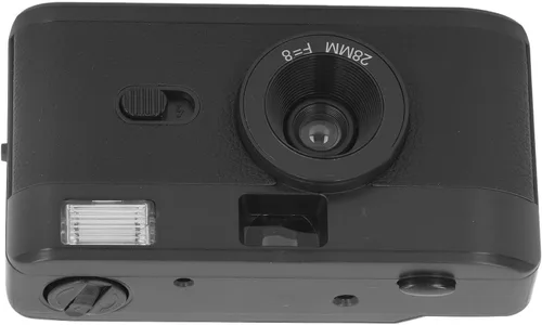 Vista 6 de Zyyini Cámara de película de 1.378 in, cámara de película reutilizable de 1.378 in con flash, película vintage compatible con película en blanco