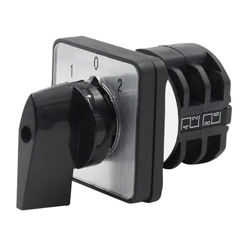 Vista 8 de Interruptor selector de cambio universal, interruptor de transferencia de potencia, 3 posiciones 4 terminales, LW8-10 D101/1 220V 10A Motor