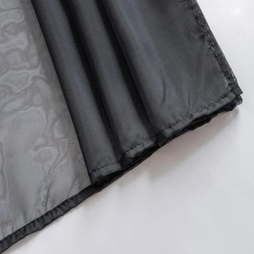 Vista 6 de Bufanda de ventana para cama, cortinas de arco de boda, tela drapeada de 144 pulgadas de largo (12 pies), cenefas de cortina para ventanas, sala