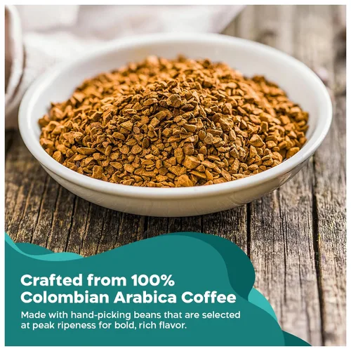 Vista 5 de Juan Valdez Café liofilizado descafeinado de 3.5 onzas – 100% café colombiano (paquete de 6)