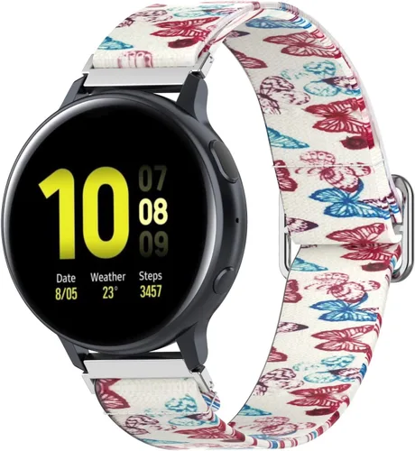 Vista 6 de FitTurn Bandas elásticas compatibles con Amazfit Bip 3 pro/Bip 3/GTS 4 4mini/ GTS 3/GTS 2/GTS 2e/GTS 2 Mini Watch de repuesto de 0.787 pulgadas