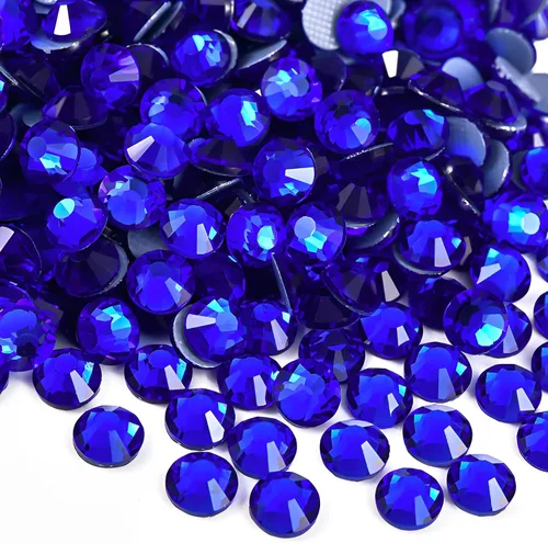 Vista 31 de 2880 diamantes de imitación termoadhesivos de imitación de cristal con parte trasera plana para manualidades, manualidades, ropa, zapatos
