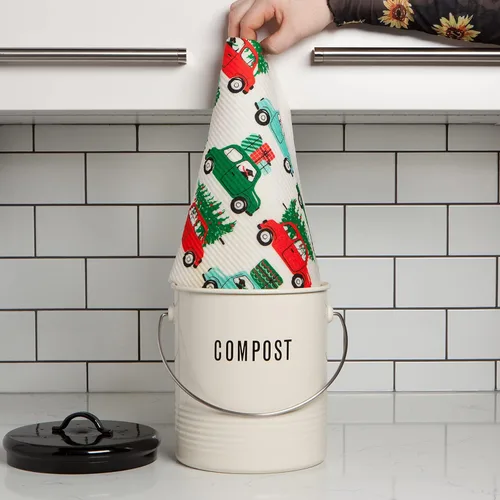 Vista 4 de Now Designs Ecologie Sueca Esponja Seca Esterilla Invierno Ruedas 12 x 14 pulgadas