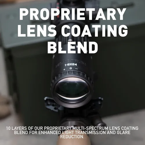 Vista 7 de Monstrum Banshee mira telescópica para rifle LPVO de 1-6x24 con montura de mira descentralizada