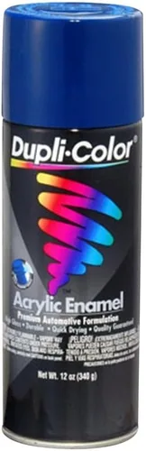 Vista 14 de Esmalte acrílico Dupli-Color de uso general, 12 onzas líquidas, negro (Semi-Gloss Black)