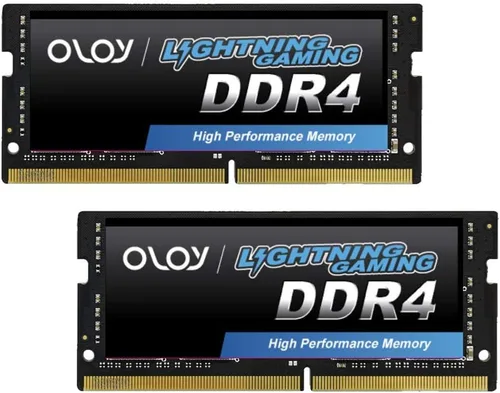 Vista 7 de OLOy DDR4 RAM 16GB (2x8GB) 2400 MHz CL17 1.2V 260-Pin Laptop Gaming SODIMM para Intel (MD4S082417IZDC)