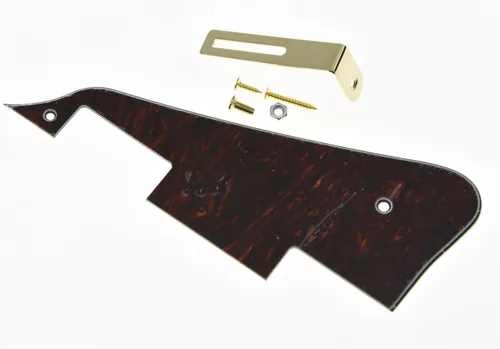 Vista 36 de KAISH Golpeador de guitarra Abalone Pearl LP con soporte negro para Epiphone Les Paul