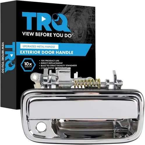 Vista 30 de TRQ Manija de puerta exterior delantera derecha cromada para el lado del pasajero compatible con Dodge Durango Jeep Grand Cherokee 2011-2021