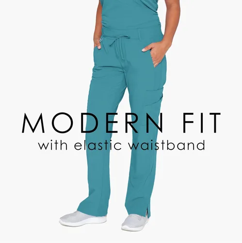 Vista 3 de Pantalón Olivia estilo Grey's Anatomy para mujer - Pantalones médicos súper suaves