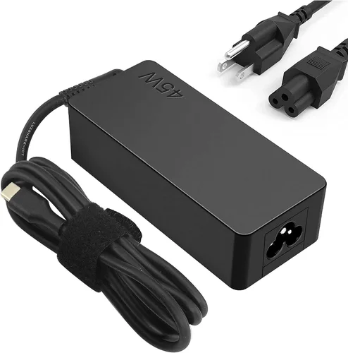 Cargador USB C de 45 W para Lenovo Chromebook 100e 300e 500e C330 S330 C340 S340 | Chromebook 3100 5190 for Dell, for Samsung Chromebook XE520QAB