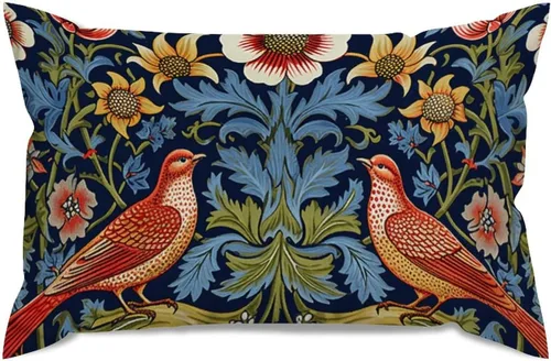 Vista 27 de Fundas de almohada estilo chinoiserie, estilo chino, estilo francés, estilo asiático, 12 x 20 pulgadas, funda de almohada decorativa para decoración