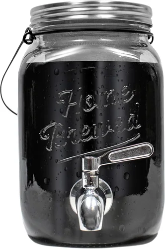 Vista 10 de Cafetera de infusión fría de 1 cuarto, jarra de vidrio con sistema de infusión fría con filtro extraíble