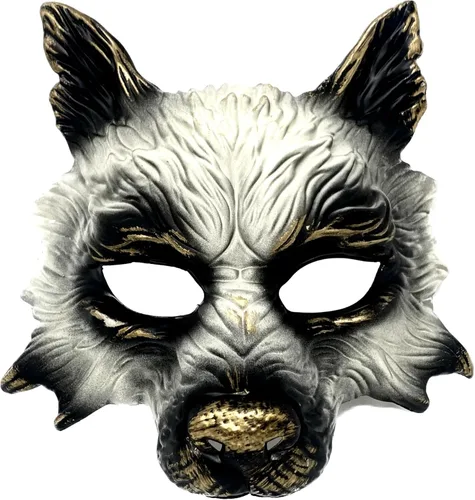 Vista 18 de Máscara de esqueleto espeluznante metálica estilo Steampunk para disfraz de Halloween, fiesta y cosplay