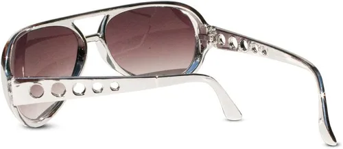Vista 3 de The King of Rock and Roll Elvis Presley - Gafas de sol grandes para disfraz de Las Vegas
